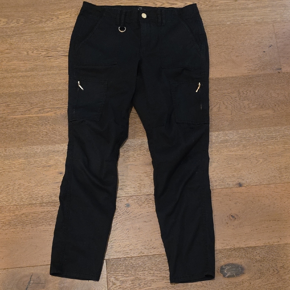 WHBM Pret A Pedi Black Cargo Pants